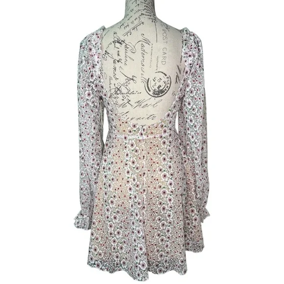 Tularosa | NWT Tess Mini Dress Embroidered Floral Size Small - Picture 10 of 15